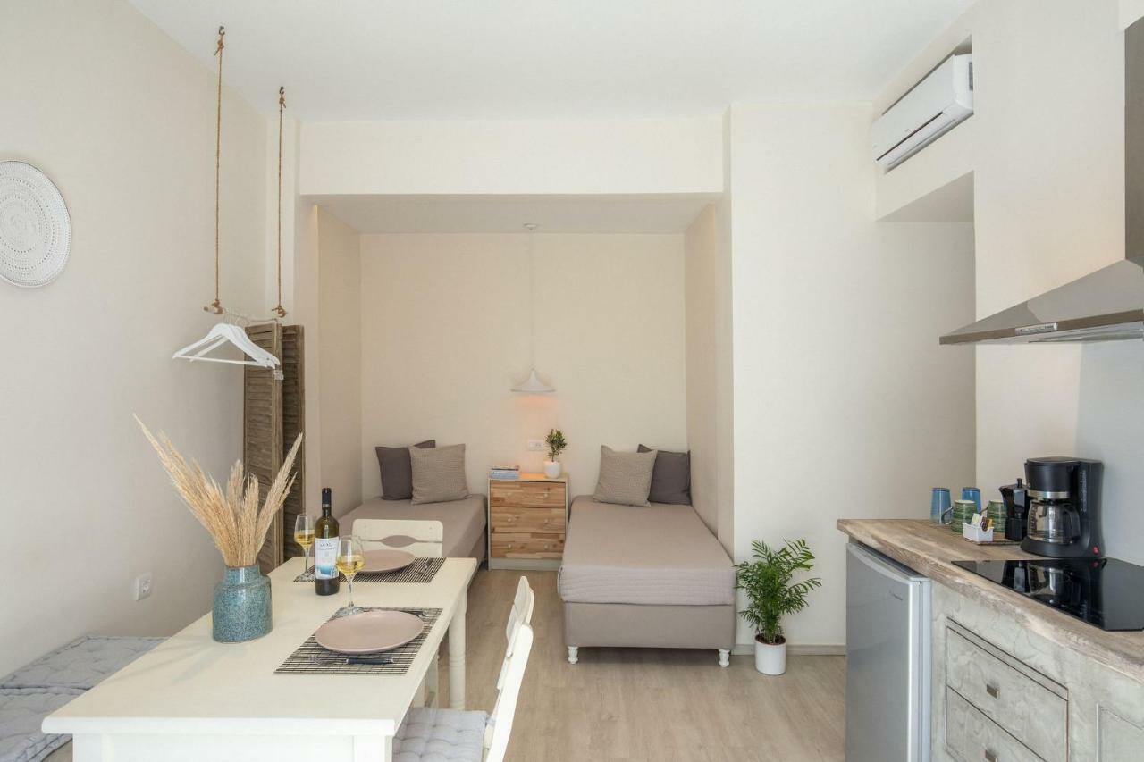 Light Blue Window Kamari Appartement Buitenkant foto